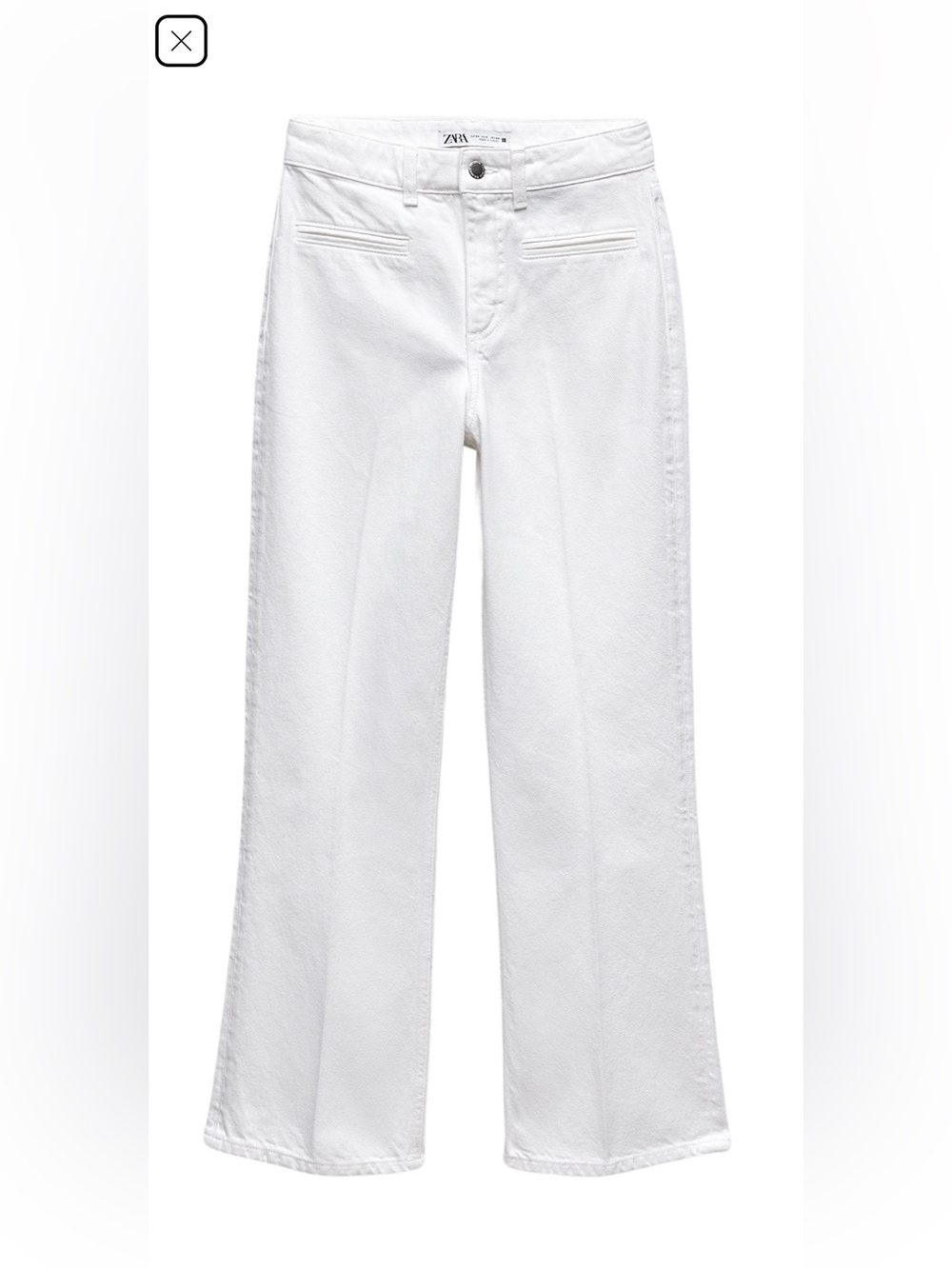 Zara High-Rise Wide Leg Jeans